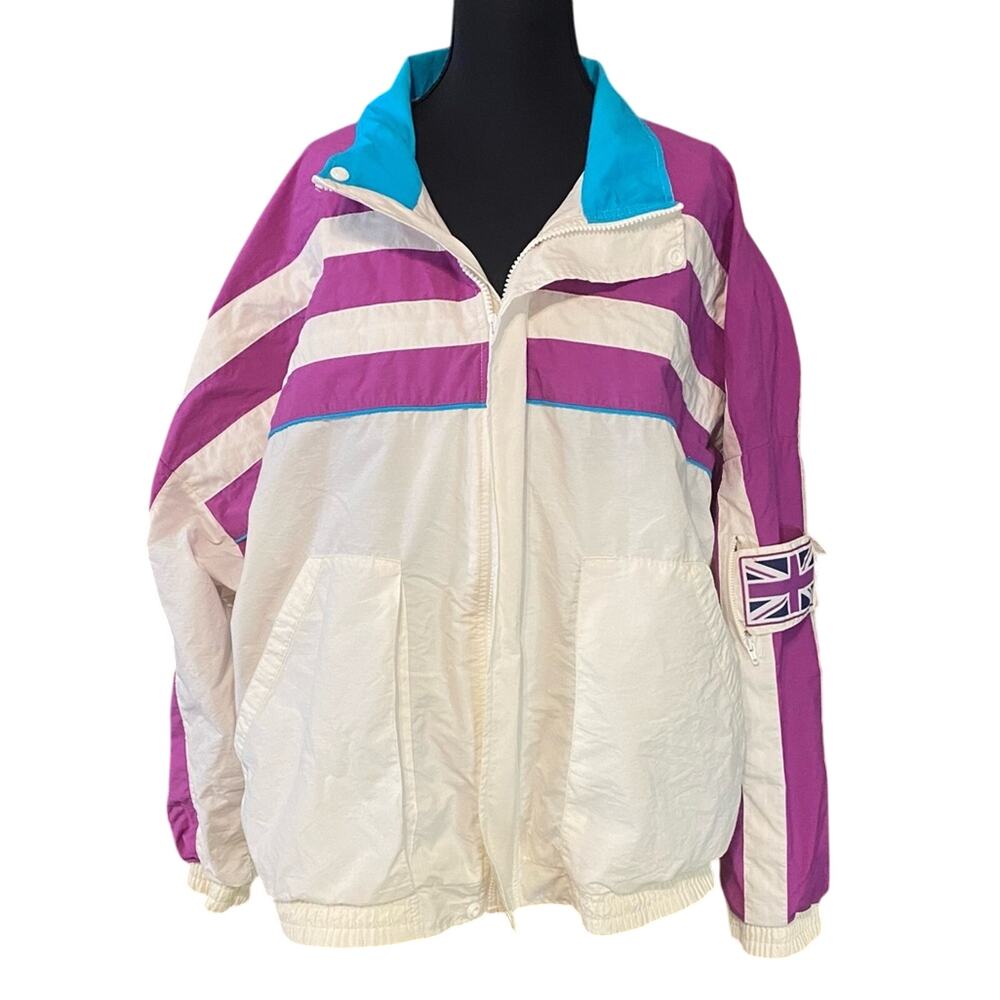 Vintage 1990s Reebok Courts in Session windbreaker Jacket made in Taiwan Large
